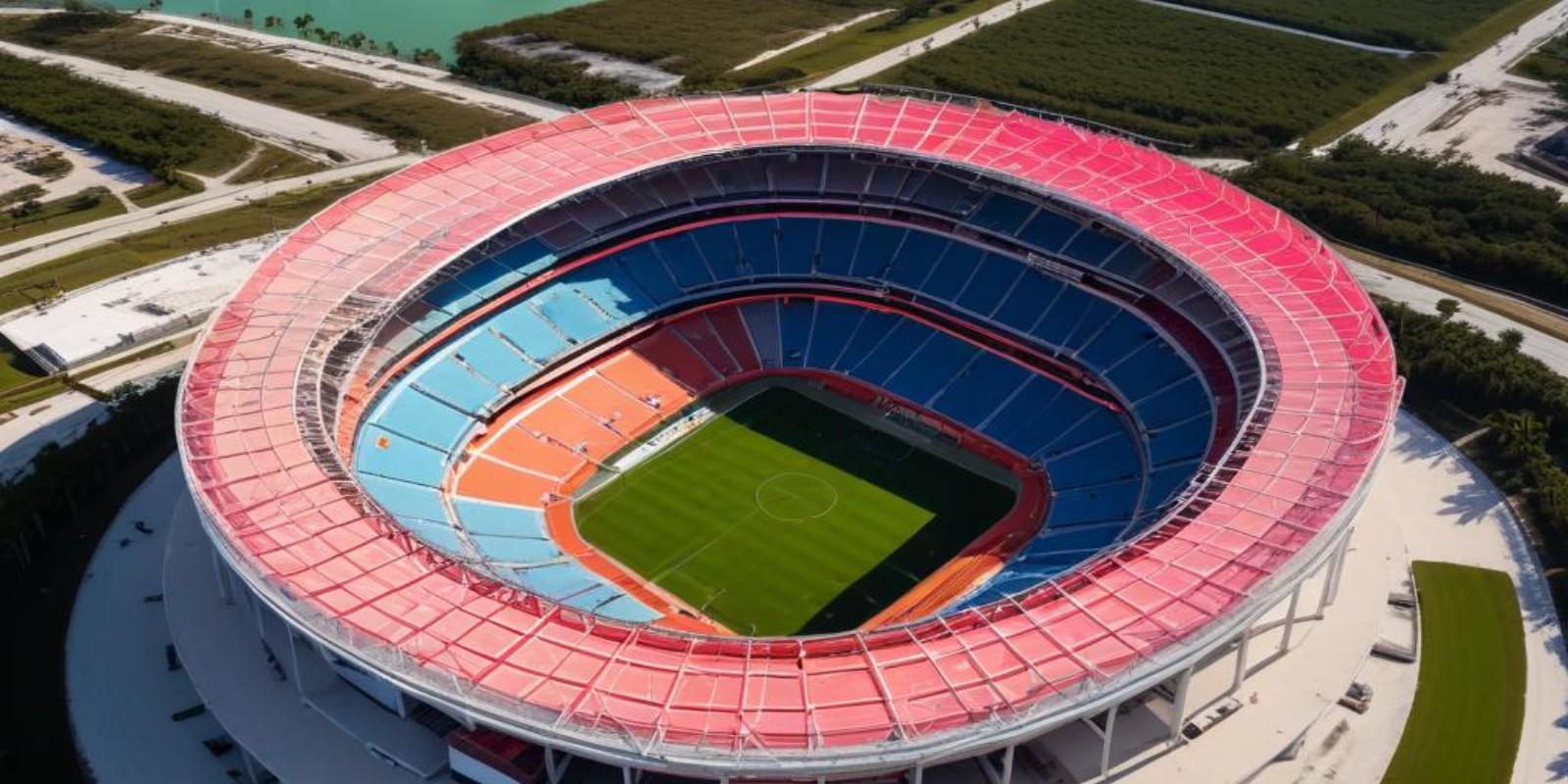Construcción del estadio del Inter de Miami avanza